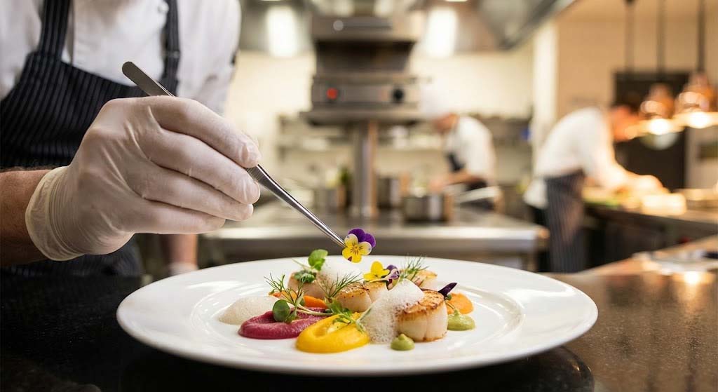 Chef plating details
